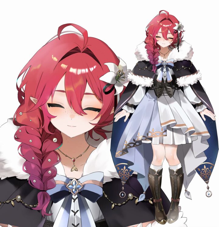 Cecilia ✧ Illust &amp; Rigging Work Worked on Cecilia's illustration &amp; Live2D rigging! Creating her warm smile &amp; adorable expressions was pure joy. Thank you for this wonderful opportunity! Please support her epic journey! ❄️✨ #LIVE2D #VTuber 🌼 Lia 🏳️‍🌈