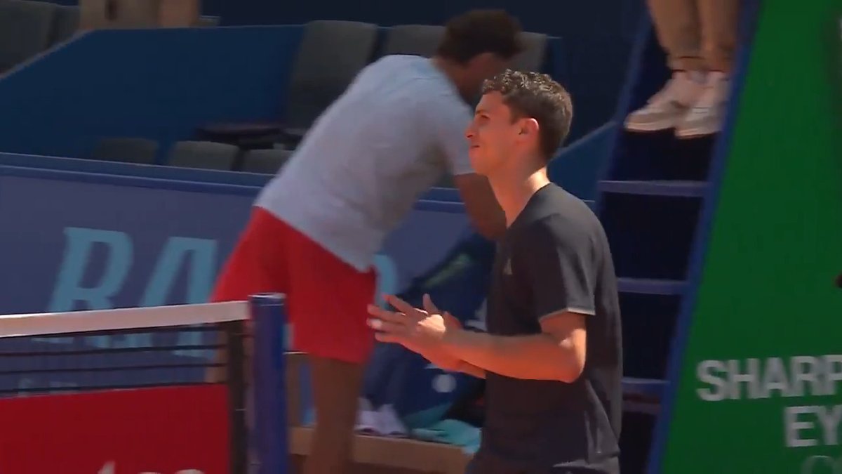 Déjà vu ð² For the second year in a row, Juan Manuel Cerúndolo defeats Ruud at the quarter-finals stage in Gstaad! EFG Swiss Open Gstaad | #SwissOpenGstaad