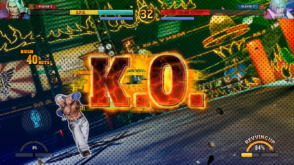 Here's a developer match featuring Rick Strowd 👊🔥 ▶▶▶ RICK STROWD vs TERRY BOGARD ◀◀◀ #FatalFury #CotW_RickStrowd