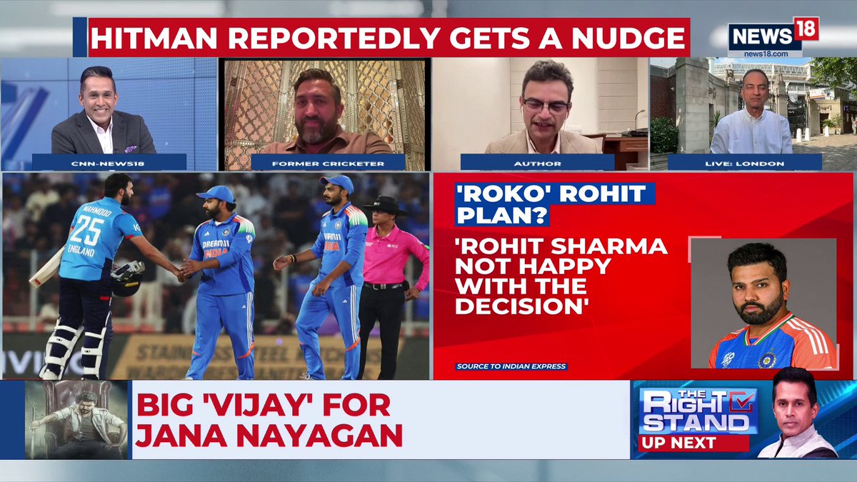 #RohitSharma | There should be one captain for all formats: Anand Ranganathan, Author Sanjay Suri shares more details #TheRightStand | Anand Narasimhan🇮🇳
