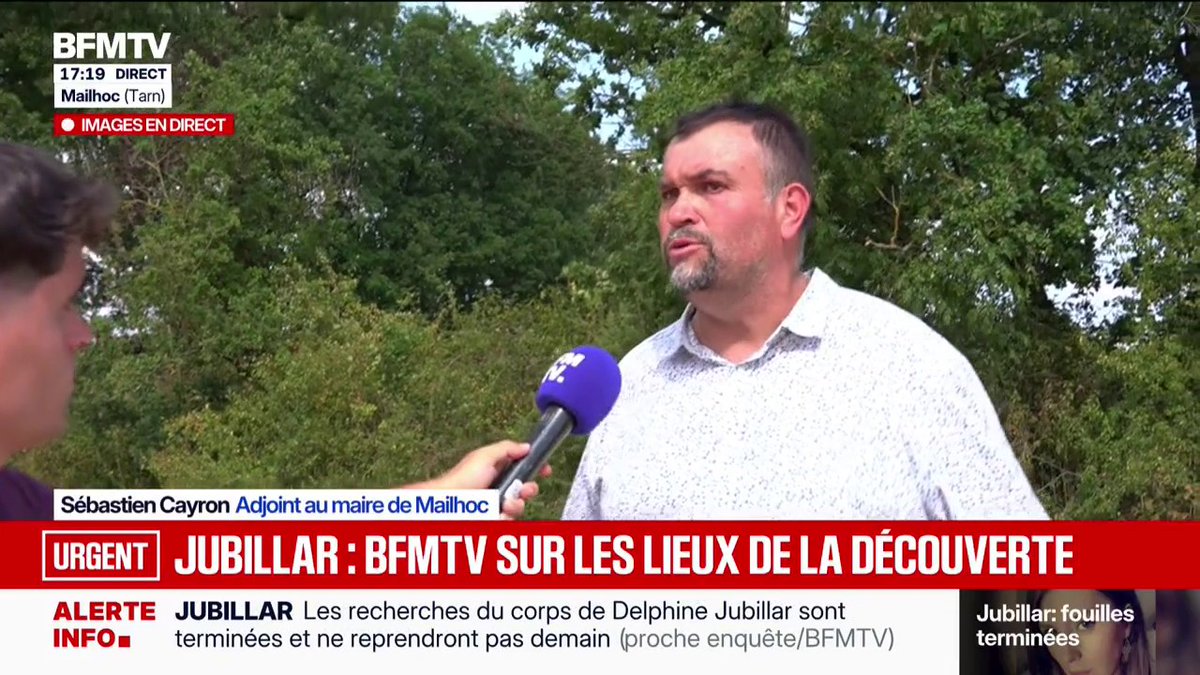 Affaire Jubillar: "On est vraiment surpris et choqués", confie l'adjoint au maire de Mailhoc, commune limitrophe à Cagnac-les-Mines