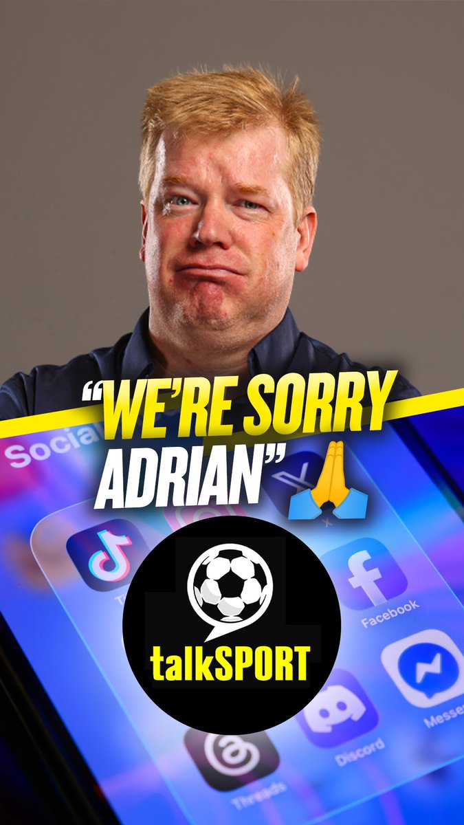 Watch the moment talkSPORT's Adrian Durham calls us (the social team) out over one of our posts. The absolute legend Adrian is right, we aimed for a quadruple winning social post, and ended up bottling it