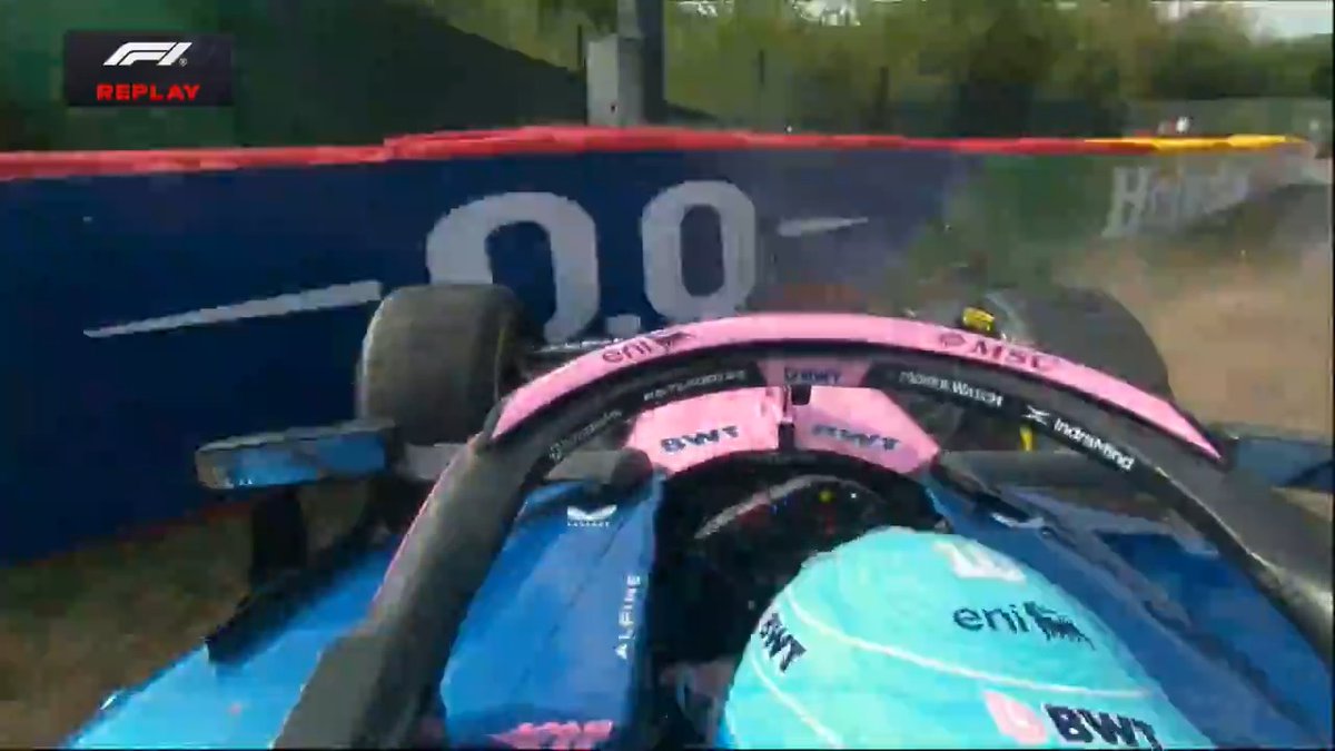 Here's a look at what happened to Pierre 💥 #F1 #BelgianGP