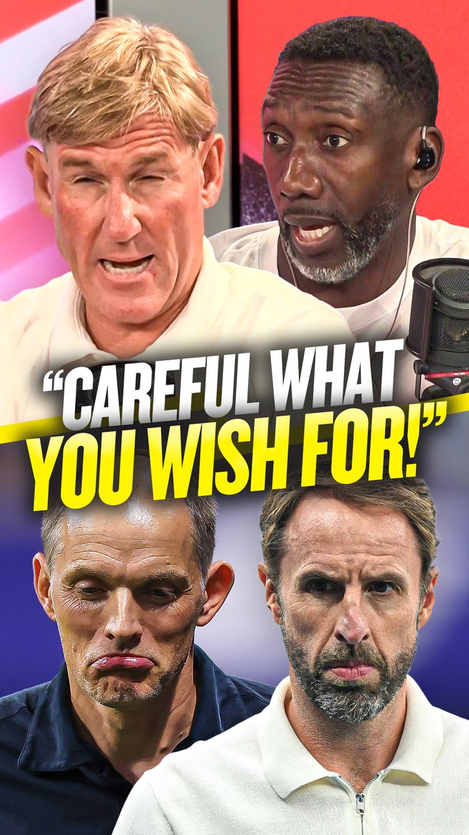 Simon Jordan & Jimmy Floyd Hasselbaink clash in feisty Southgate vs Tuchel debate! 😳 #FIFAWorldCup26 #FIFAWorldCup #worldcup #england