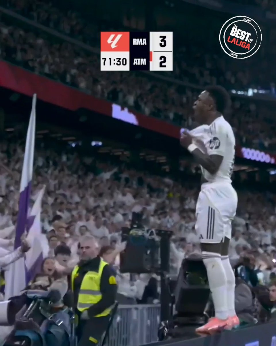 💫 Un golazo para decidir el último Derbi de Madrid en LALIGA EA SPORTS. LALIGAHighlights | Real Madrid C.F. | Vini Jr.