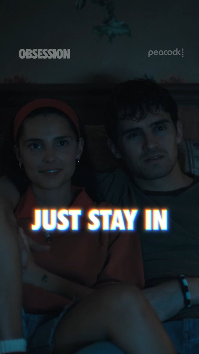 Why go out when you can stay in 🙂↔️ #Obsession is streaming on Peacock.