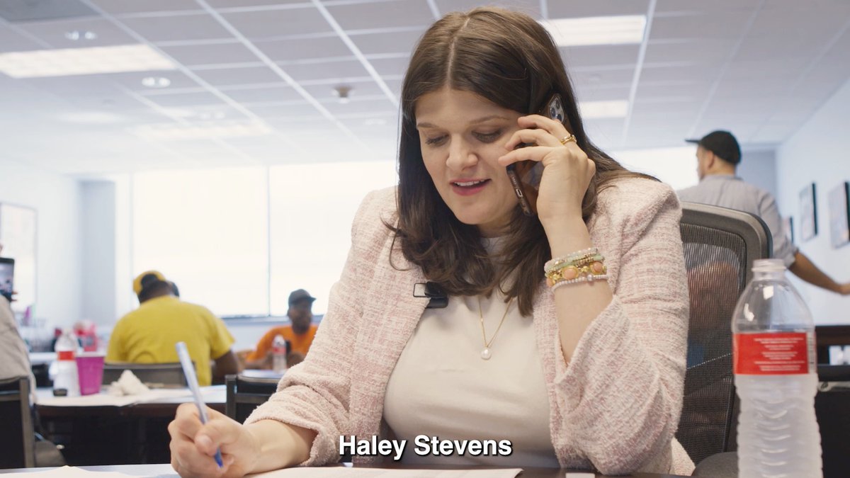 📞 Hi, it's Haley Stevens! It's time to get out the vote &amp; Team Stevens is dialing Dems near you! Join us at: