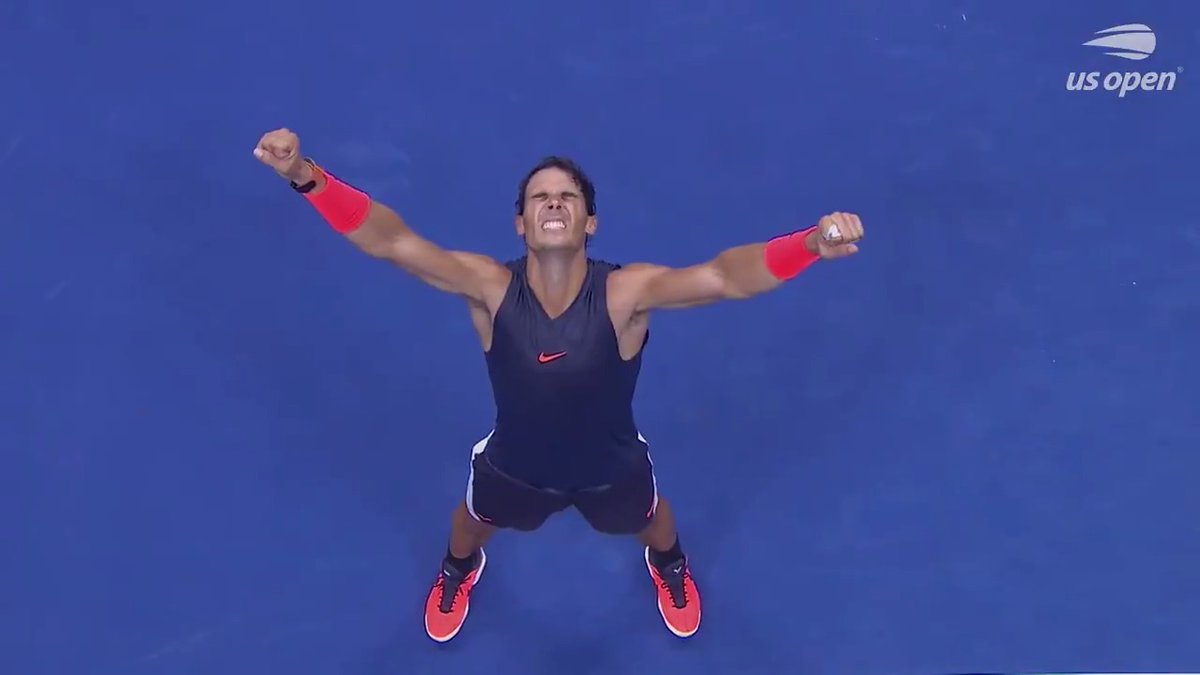 Nadal. Thiem. USO 18'. Throwback to when Rafael Nadal and Dominic Thiem played THE greatest match in US Open history.