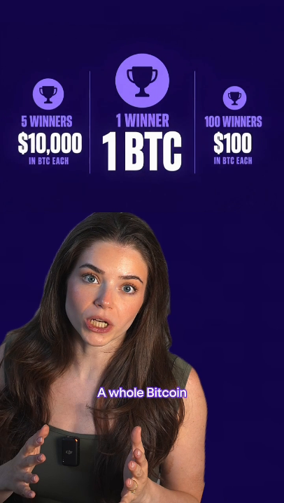 Your chance to win 1 BTC ends Monday. Enroll, get your trades in, and start stacking entries! ➡️ T&Cs apply.