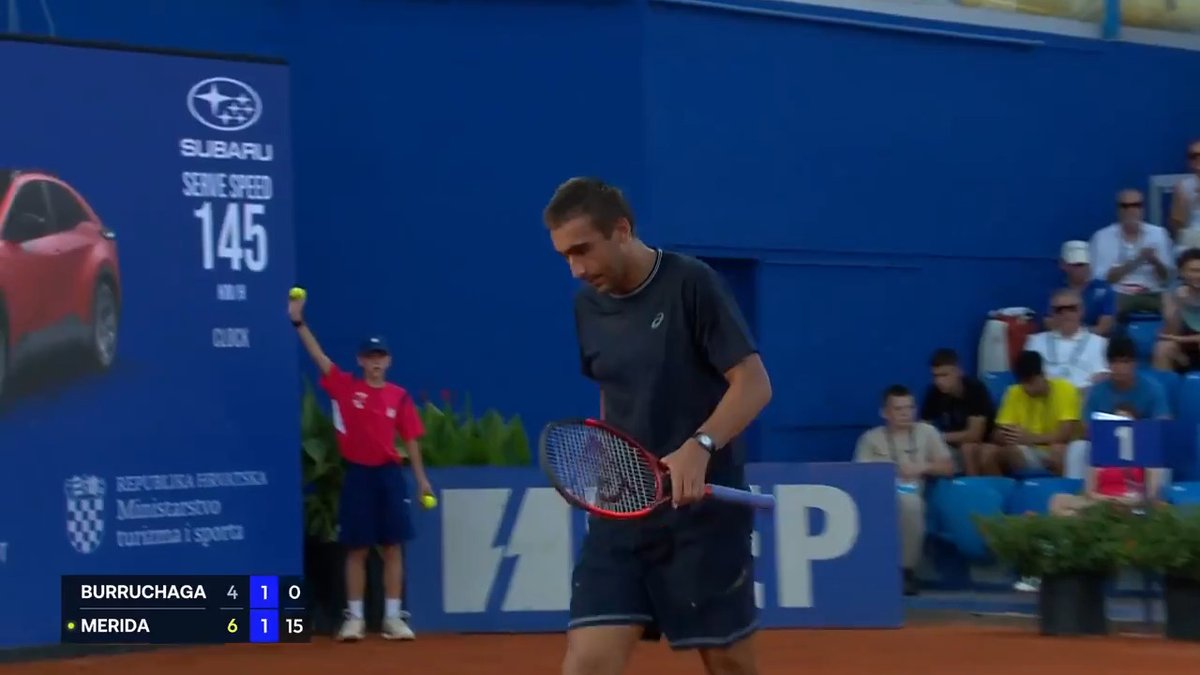 Flick of the wrist. Sensational passing shot from Merida! Croatia Open Umag | #ATPUmag