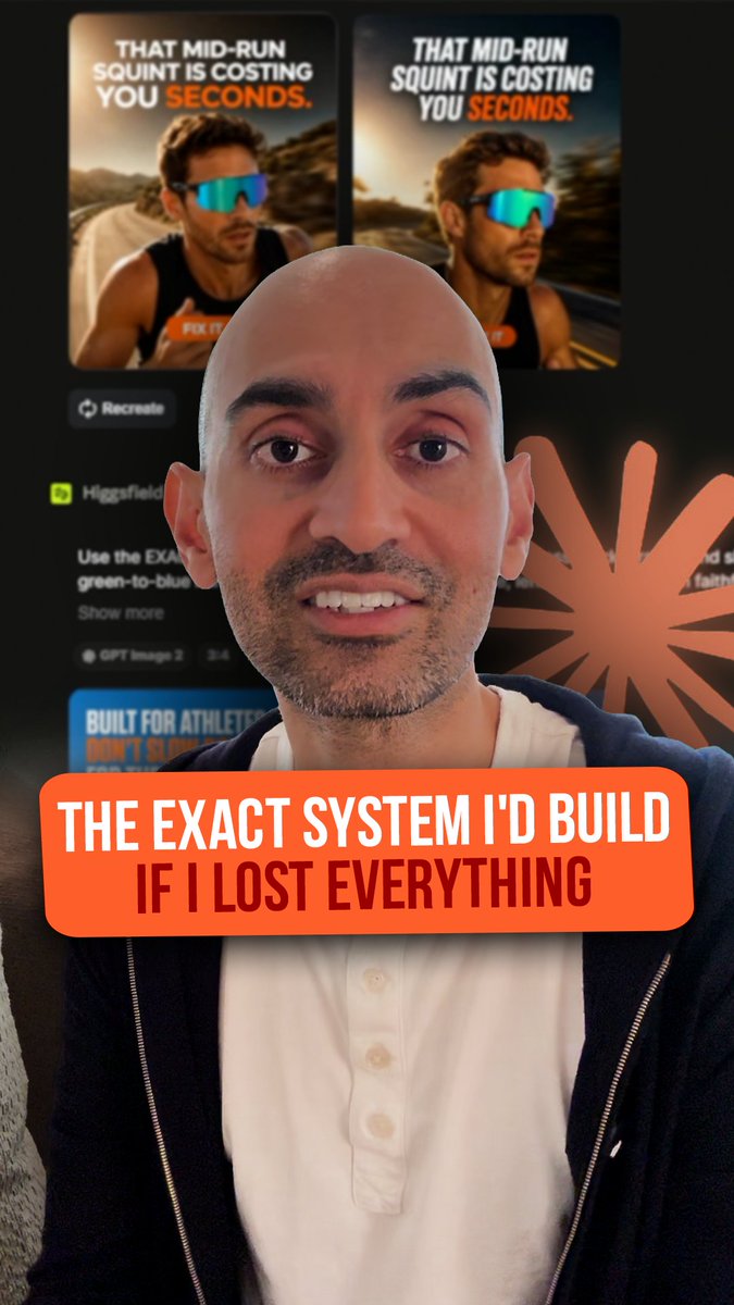 If I had to start from zero tomorrow and bring in new customers fast, here's exactly what I'd build. Top to bottom. I'd start with the ad. Open ChatGPT or Claude, paste in what you sell and who you sell it to, ask it to write you ten different hooks for a Meta ad. Pick the best three. Then jump into or one of the AI video tools and have it generate the visual. Thirty minutes, you've got a real ad ready to run. You run that ad to one landing page. Not your homepage. One page, one offer, one call to action. Headline that stops the scroll, a few lines of value, an email or phone field, a button. That's it. Build it in HighLevel in about twenty minutes, drag, drop, you're done. The second someone enters their email, they drop into your CRM, automatically tagged with where they came from. Now the part most people skip, the follow-up. The moment that form is filled, a sequence kicks off automatically. Email and SMS, spaced over five to seven days. First message thanks them and delivers what you promised. Then a story. Then social proof. Then an objection you know they have. Then the offer. They don't have to think about you. You're showing up in their inbox and their texts at exactly the right time. The last message has a calendar link or a buy button right inside it. They tap, they book, or they buy. Done. The whole flow runs on its own from the ad all the way to the sale. You build it once. It works while you're sleeping. AI does the creative work. The system runs the customer journey. You spend your time on strategy. That's the play.