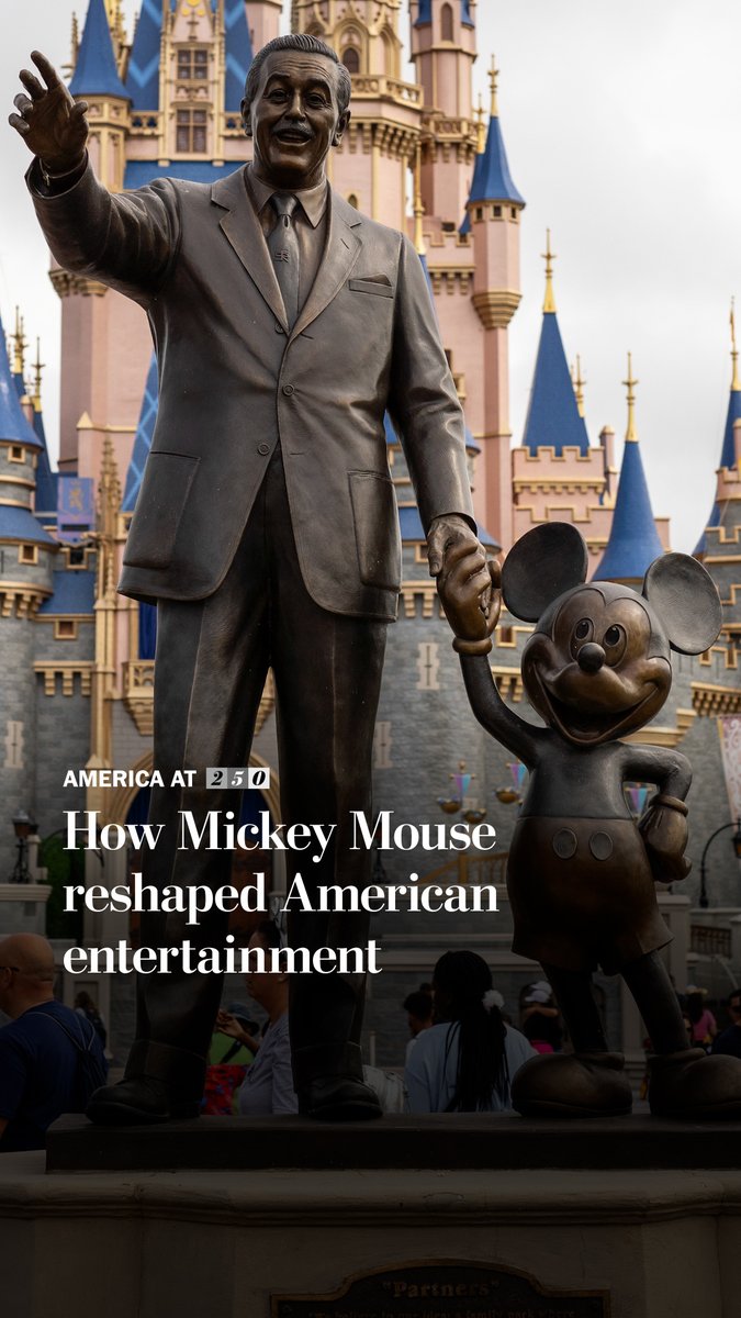 Mickey Mouse debuted in 1928 and quickly became more than a cartoon character. Nearly a century later, Mickey’s influence extends far beyond the screen. He’s also one of the 25 most influential works of American culture. See the rest: