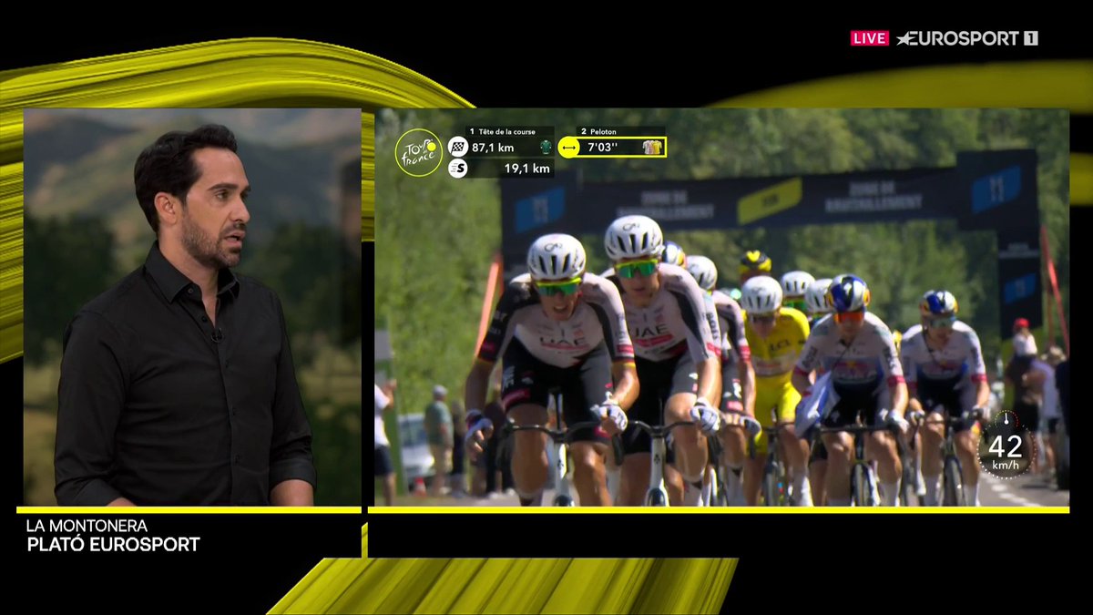¿Debe ganar Pogacar todo lo que pueda? Sandra Alonso: "Yo creo que sí. En carrera se hace lo que el director dice" Alberto Contador: "La pregunta se responde sola: ¿quién deja ganar en otros deportes?" #TDF2026 #LaCasadelCiclismo