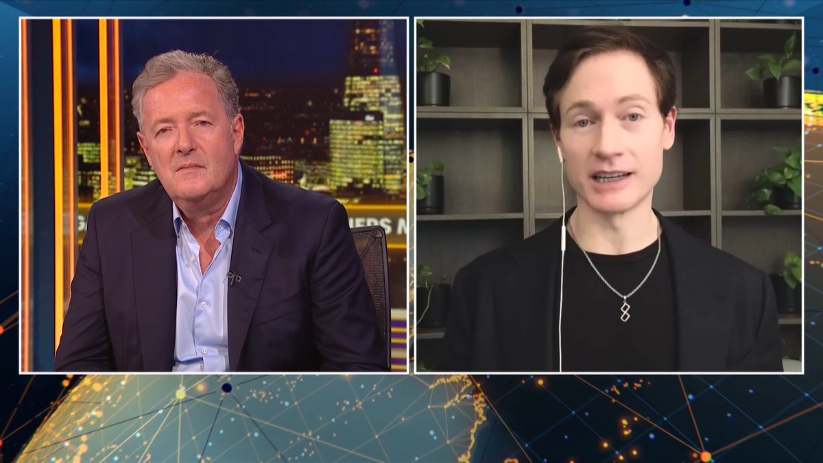 "We may be the first generation that won't physically die." Bryan Johnson tells Piers Morgan how he's trying to be the 'first human don't die prototype'. Watch more 👇 📺 Piers Morgan | Bryan Johnson