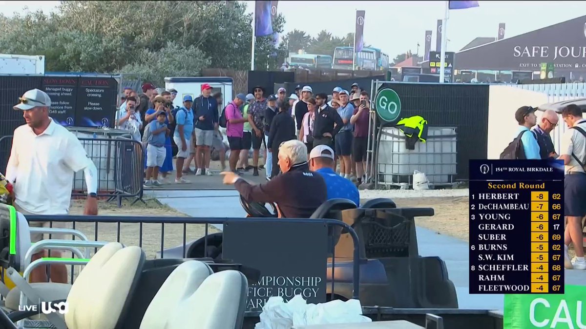 Bryson DeChambeau is reportedly engaged with rules officials about a possible infraction and 2-stroke penalty during his second round. He's heading back to the 5th hole for a closer examination. (via Todd Lewis)