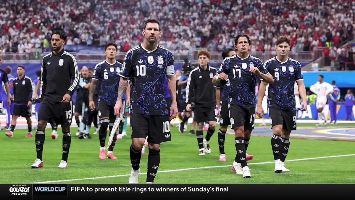 "Once again we've established ourselves among the top two teams in the world... That proves that everything we've done is no fluke and nothing was handed to us." Lionel Messi responds to critics of Argentina's run to their second successive World Cup final 👀