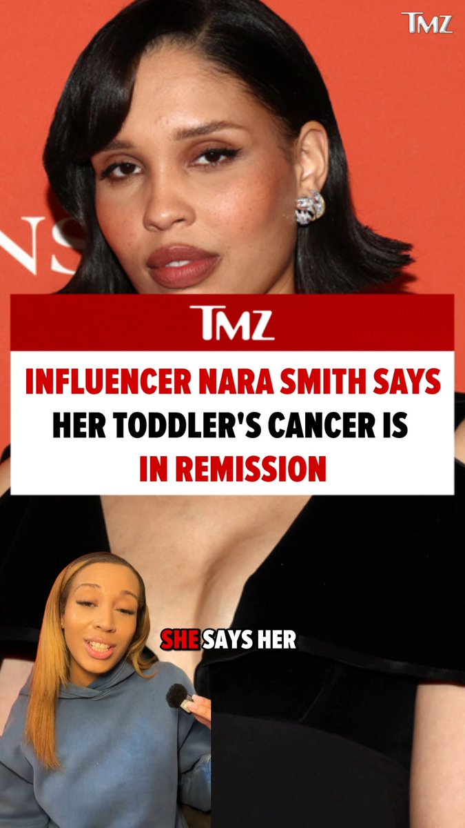 ❤️🩹 Influencer Nara Smith says her toddler's cancer is in remission.