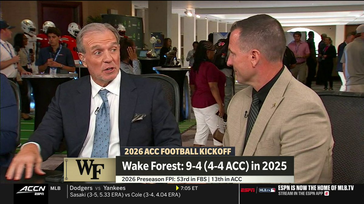 “I don’t think any team in college football improved weekly more than y’all did from the first week to the last week.” Jimbo Fisher has high praise for Jake Dickert and Wake Forest Football 👏