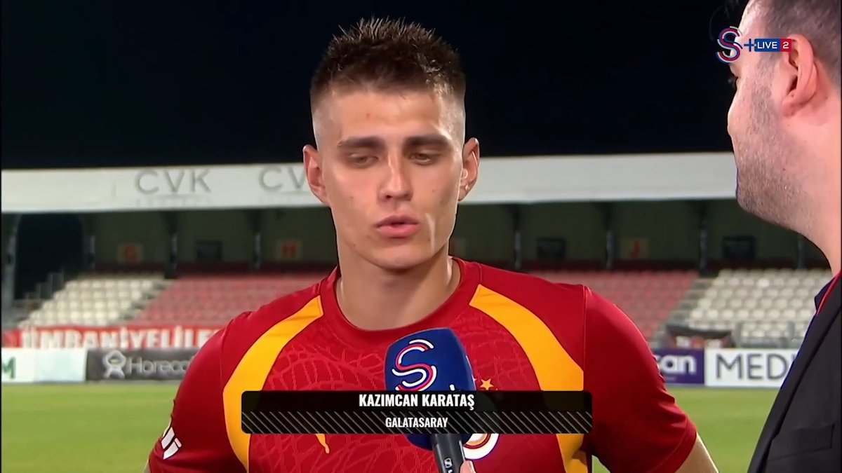 Kazımcan Karataş: "Her zaman Galatasaray'a adanmış bir futbolcuyum ben. Galatasaraylıyım."