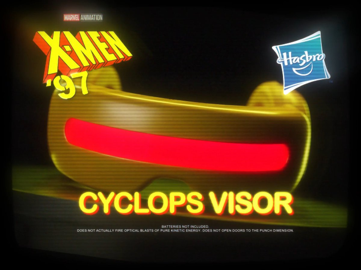 Send this to someone who's been a Cyclops fan since the 90s. Stream Marvel Animation’s #XMen97 Season 2 now on Disney+ and gear up with the Hasbro Marvel Legends Series X-Men '97 Cyclops Roleplay Visor.