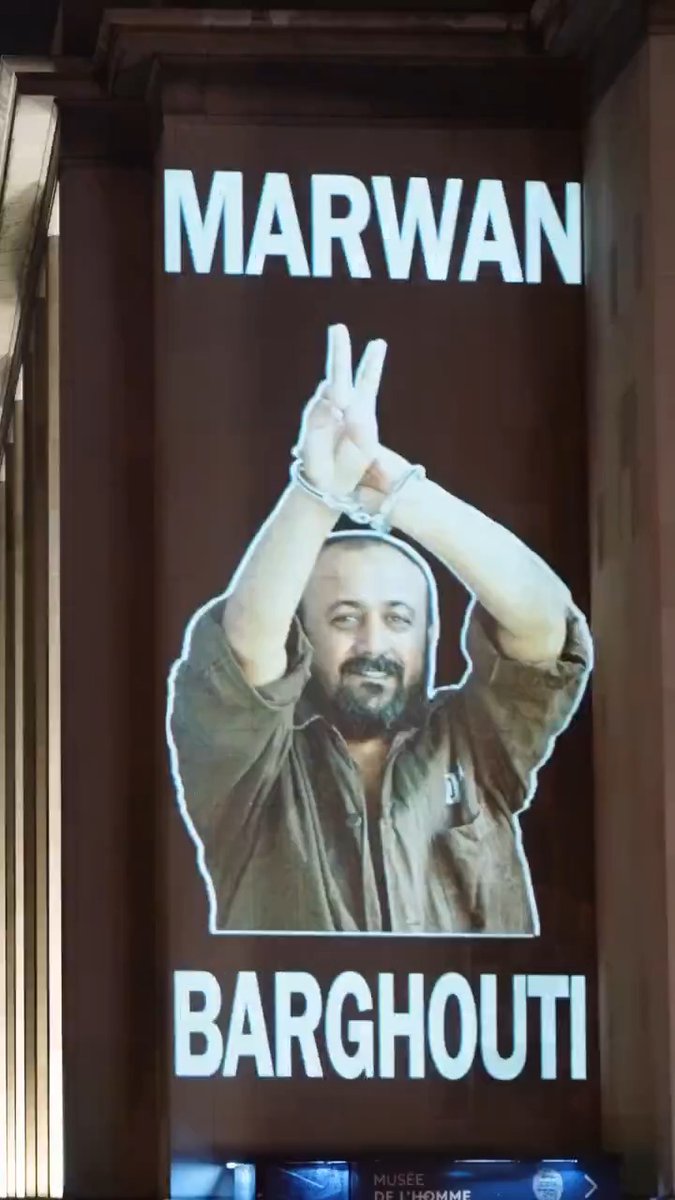 You think they'll ever put the pictures of the civilians killed during Barghouti's Intifadas or no?