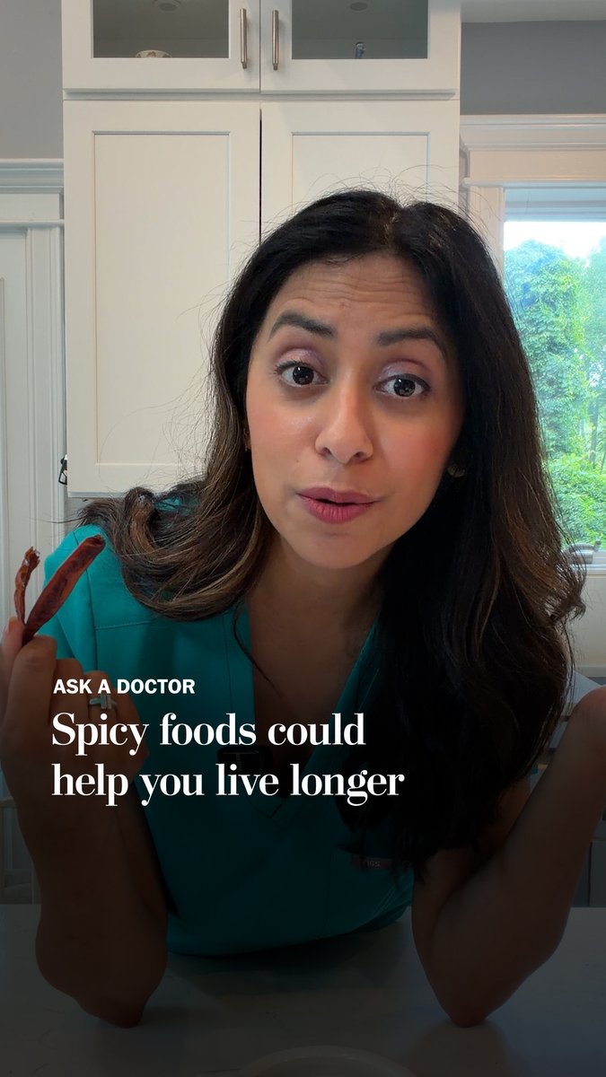 Eating spicy food regularly could lead to greater longevity, our Ask a Doctor columnist says.