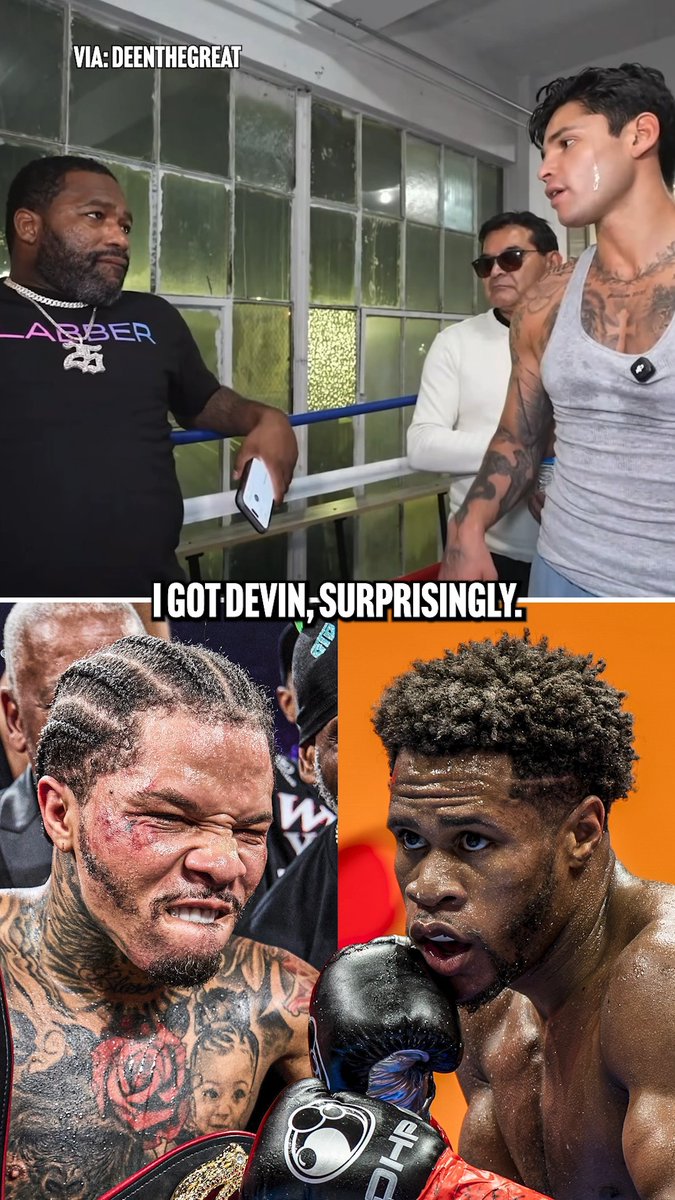 Adrien Broner and Ryan Garcia make a bet over a potential Gervonta 'Tank' Davis vs Devin Haney fight 👀