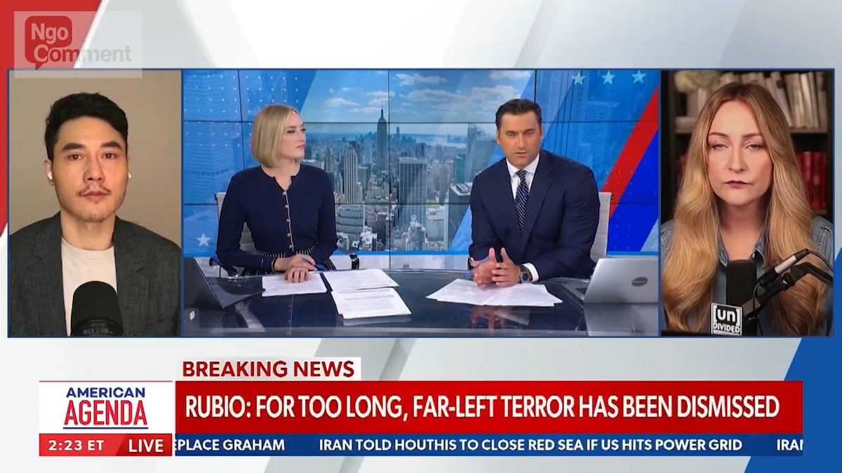 I was asked why left-wing media often downplays or denies the existence of radical leftist violence and terrorism. It's because they benefit from that violence. Their shared targets are silenced or killed — things they regularly agitate for. Watch full: