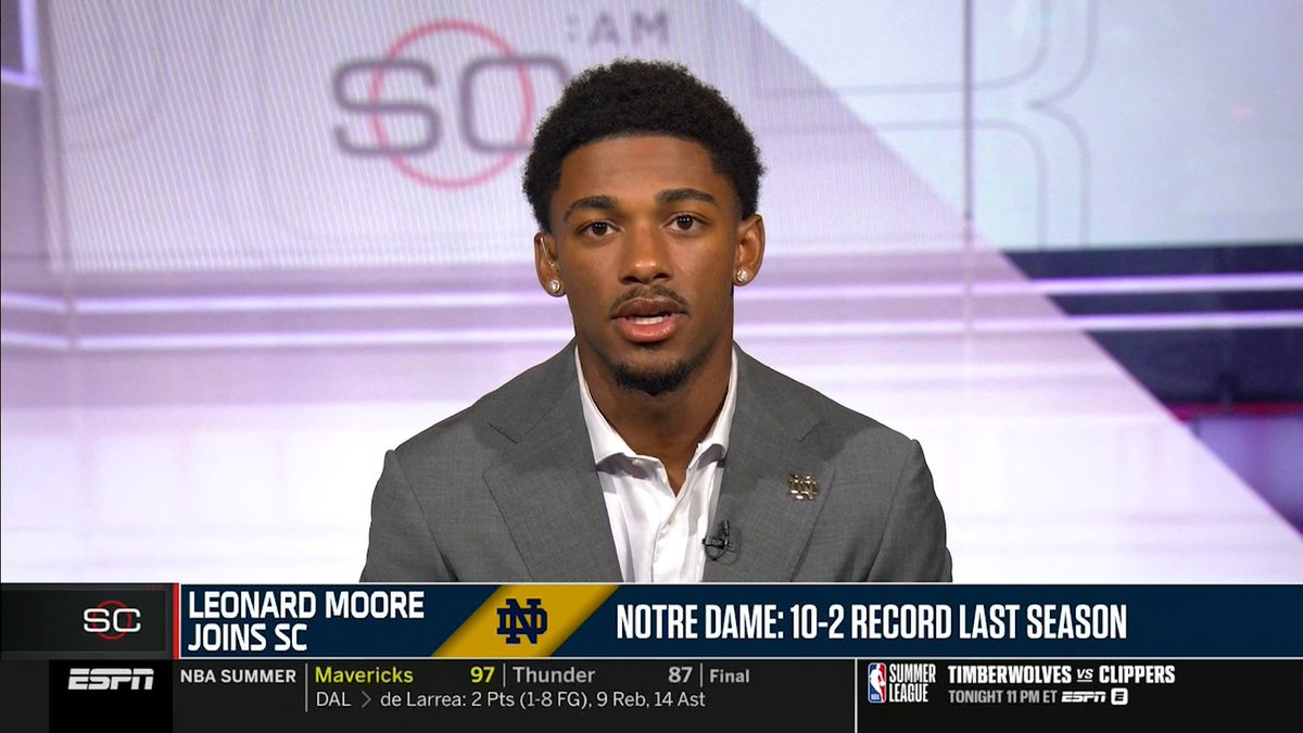 "We really just focused on taking accountability for what happened last year and making sure it [doesn't] happen again." —Notre Dame cornerback Leonard Moore on missing the playoffs last year ✍️