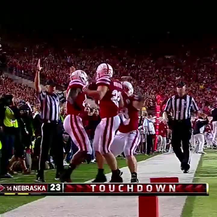 🌽🏈🎥 How about when Rex Burkhead took matters into his own hands against Luke Fickell’s Bucknuts? Especially love the T-Magic check down & Rex doing a slip n slide then flinging a tackler out of the end zone 😮