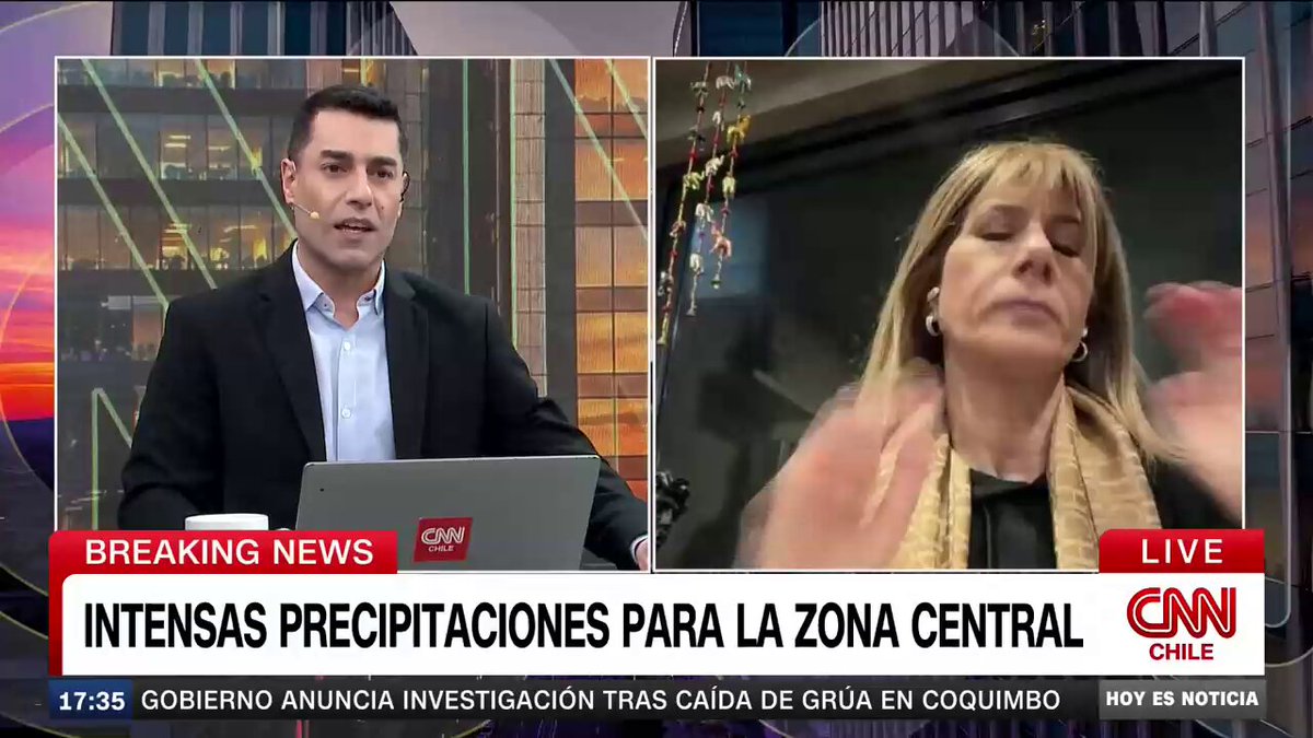 #HoyEsNoticiaCNN | Ministra Ximena Rincón por temporales: "La región más afectada es la de Valparaíso, tiene un número importante de clientes sin suministro. Las comunas más afectadas son Quilpué, Viña del Mar, Valparaíso" 💻