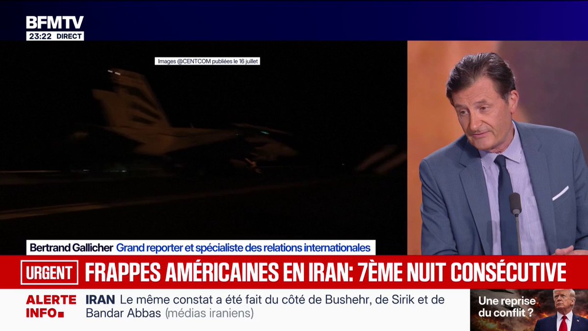 "Si l'Amérique poursuit la guerre dans les deux ou trois prochains jours, nous passerons à une offensive d'envergure", annonce Mohsen Rezaï, officier supérieur de l'armée des Gardiens de la Révolution