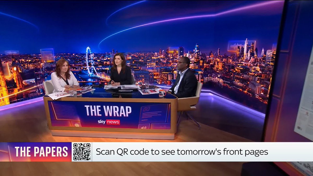 What's making Saturday's front pages?📰 Barbara Serra is joined by investigative journalist Susie Boniface and former chancellor Kwasi Kwarteng for a first look at tomorrow's top stories #PressPreview: 📺 Sky 501, Virgin 602 and YouTube