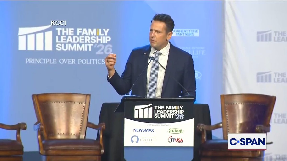 Gubernatorial candidate Zach Lahn (R-IA) on how to be a good politician: "If you do not get the culture right, you will never get the policy right, you will never get the regulation right, you won't govern the right way."