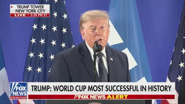 Trump complains about the 2020 election being "rigged" at a FIFA reception: "They rigged the election, and what did I get? I got the World Cup. I got the Olympics."
