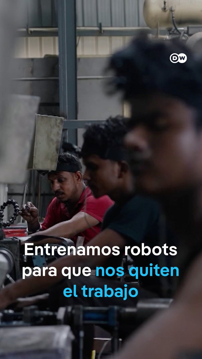 En el interior de las fábricas de la India: Trabajadores entrenan a quienes los reemplazarán En la India, miles de trabajadores de fábrica están contribuyendo a la construcción de la próxima generación de robots humanoides impulsados por inteligencia artificial, al llevar cámaras montadas en el cuerpo que capturan cada uno de sus movimientos #dwAsia