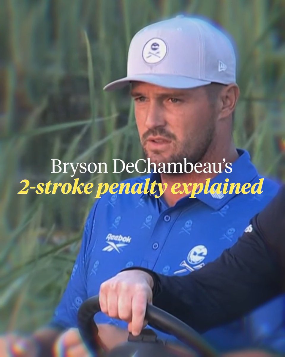 It was a wild Friday evening for Bryson DeChambeau at the Open Championship. Here's everything you need to know about his penalty situation. 👇