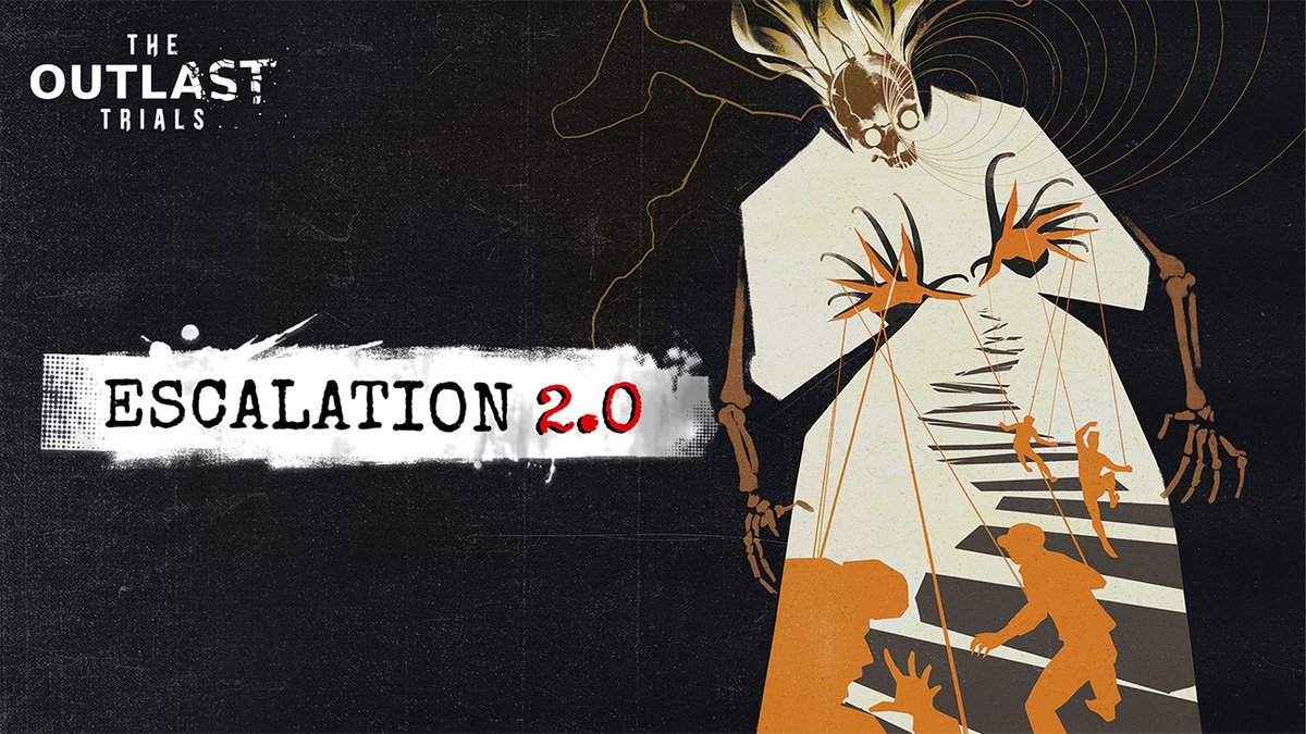 The Therapy never ends. And it only gets harder. Escalation 2.0 has arrived with Weekly Escalation, new leaderboards, Endless Escalation improvements, and permanent health loss beyond Level 21. How far can you climb? 👁️ Read the full Project Boneyard Patch Notes: & July 16t Hotfix: ________ La thérapie ne s'arrête jamais. Et elle devient toujours plus difficile. L'Escalation 2.0 est arrivée, avec l'Escalation hebdomadaire, de nouveaux classements, des améliorations de l'Escalation sans fin et une perte de santé permanente au-delà du niveau 21. Jusqu'où irez-vous? 👁️ Consultez l'intégralité des notes de mise à jour du Project Boneyard: et le Hotfix du 16 juillet: #TheOutlastTrials #Outlast