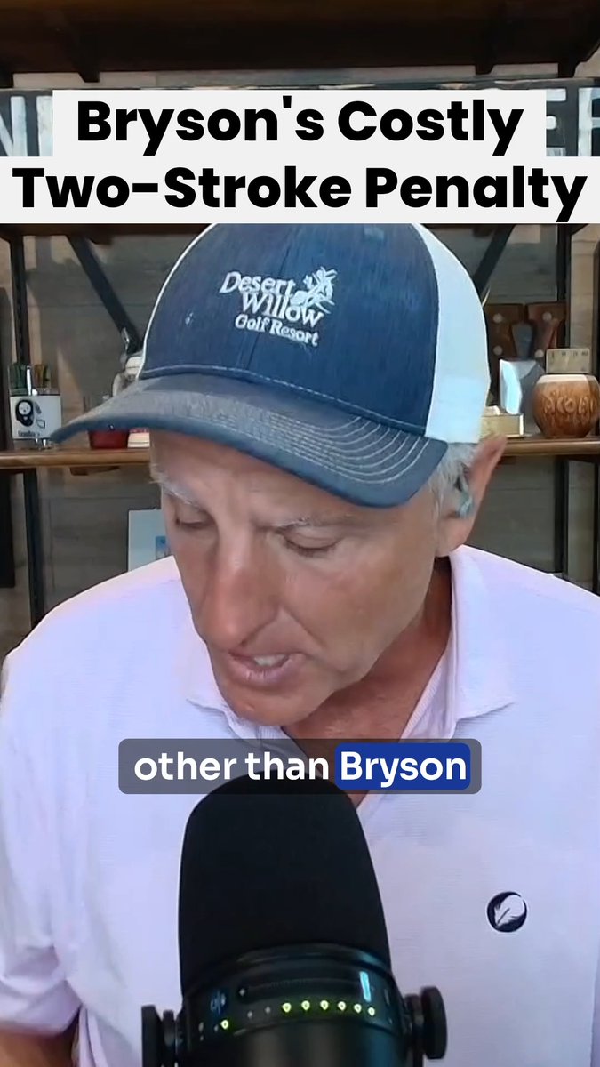 Bryson DeChambeau's second round at The Open took a dramatic turn after he was assessed a two-stroke penalty for improving his lie. Here's what led to the ruling, why it sparked controversy, and what it means for Bryson heading into the weekend. 📺: Full episode here: trey wingo