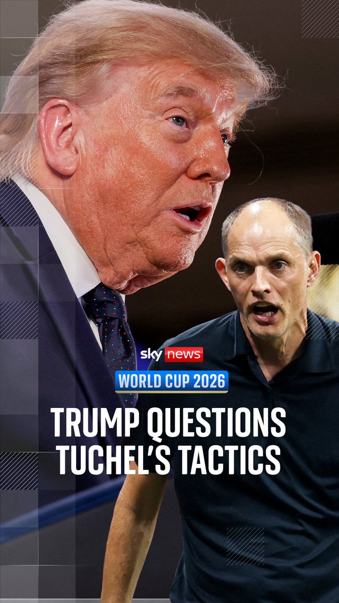 Donald Trump was joined by FIFA president Gianni Infantino ahead of the World Cup final between Argentina and Spain on Sunday The US president waded into the row over England's tactics, questioning why Harry Kane was 'made into a defensive player' Read more on the World Cup: