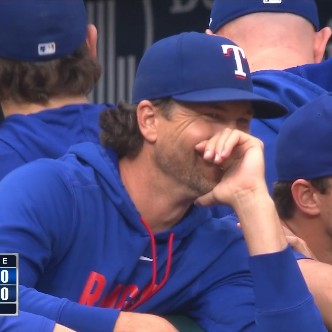 Jacob deGrom was having a good laugh with Chris Sale after he chased down this popup 🤣