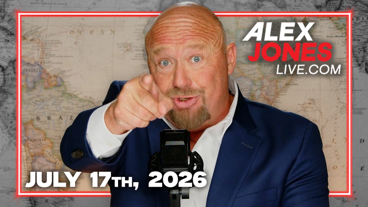FULL FRIDAY EDITION OF THE ALEX JONES SHOW: Watch Trump’s Censored National Address With Commentary & Analysis From Alex Jones! Trump Has Declassified Thousands Of Docs That Prove Communist China Has Been Manipulating Elections & Trying To Trigger Civil War! Top Election Fraud Expert, Patrick Byrne, Joins Alex Jones To Announce That, "This Battle Of The Infowar Is OVER!" Byrne Went On To Advise President Trump To Declare A National Emergency & Install State Department Election Integrity Expert Tim Meisburger To Oversee A Free & Fair Midterm Election In November! PLUS, Official ChiCom Government Document Lays Out Plan To Collapse The United States From Within, Triggering A Mass Famine That Kills Over 90% Of The Population After Which China Plans To Colonize North American & Only Allow 20 Million White People To Survive! THIS IS MUST-WATCH/SHARE INFO! — FULL SHOW 7/17/26