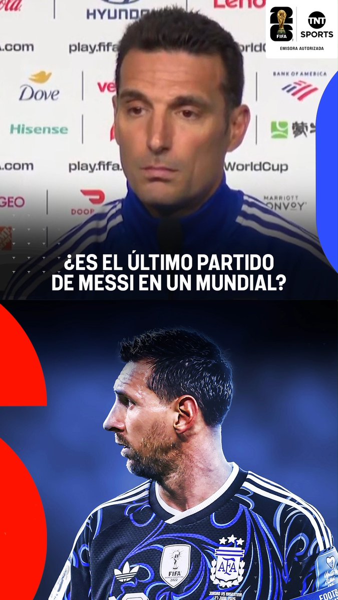 "QUÉ SE YO, HAY QUE PREGUNTARLE A ÉL" 🔟🇦🇷 La respuesta de LIONEL SCALONI sobre el posible último partido de LIONEL MESSI con la camiseta de la SELECCIÓN ARGENTINA en un Mundial. 🗣️"No tengo idea, es una pregunta para él. No sé, porque no deja de sorprender", tiró el entrenador antes de la final del Mundo ante España. #TNTSportsMundial