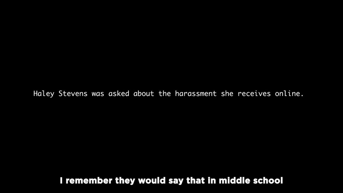 I was asked about the harassment I receive online. Here's my answer:
