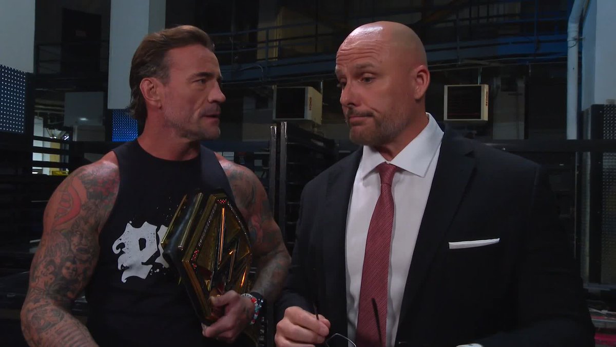 CM Punk wants to MAKE SURE Cody Rhodes knows what he's getting himself into tonight with Gunther 😬