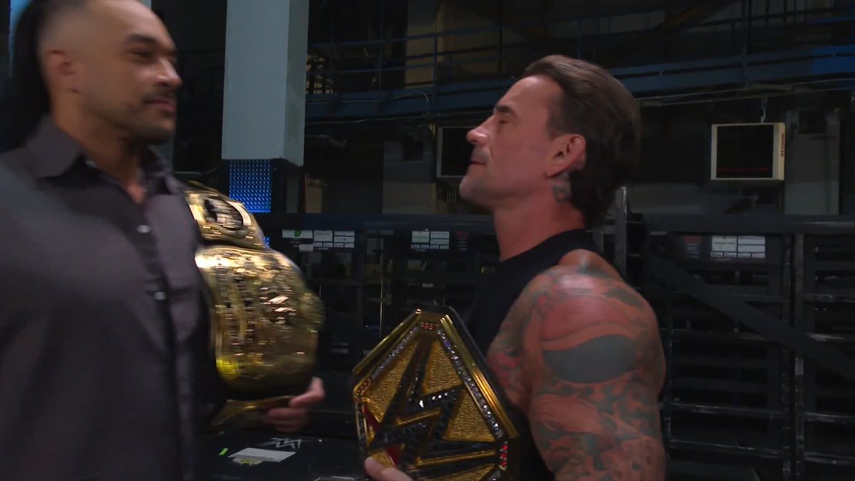 Looks like Damian Priest has his EYES on player/coach and the Undisputed WWE Title! 👀