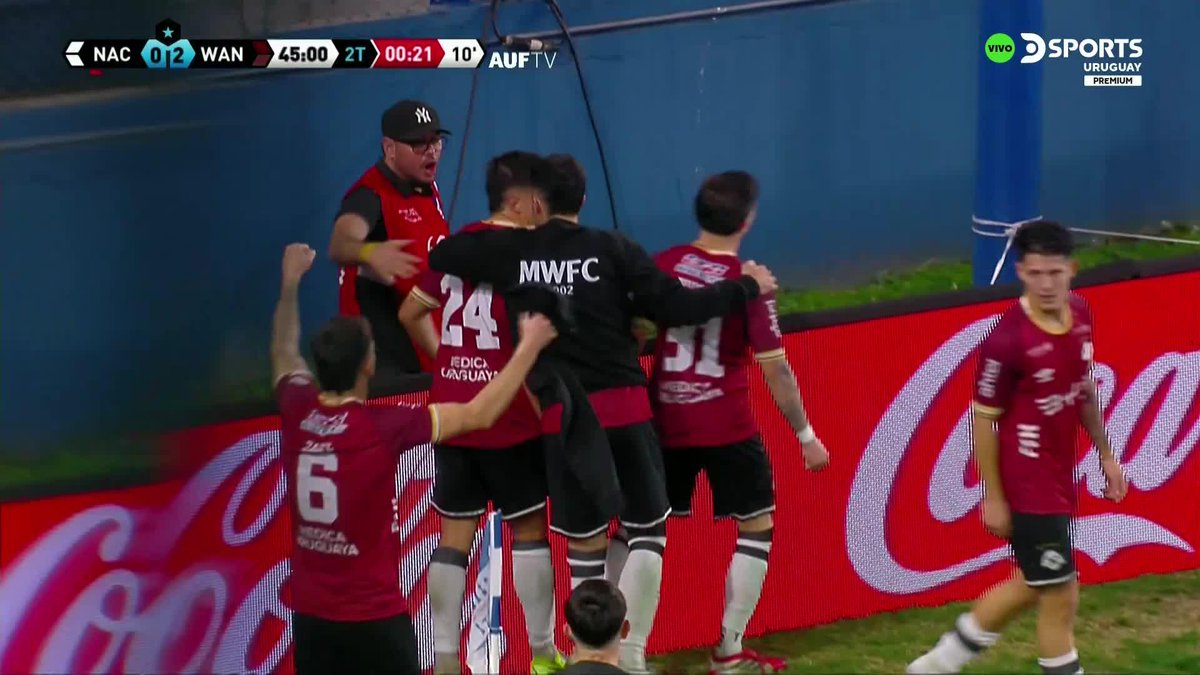 Acá el segundo gol de Montevideo Wanderers sobre el final del partido. ¿Opiniones?
