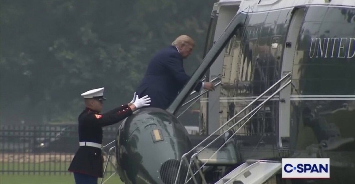 Trump gained a little weight