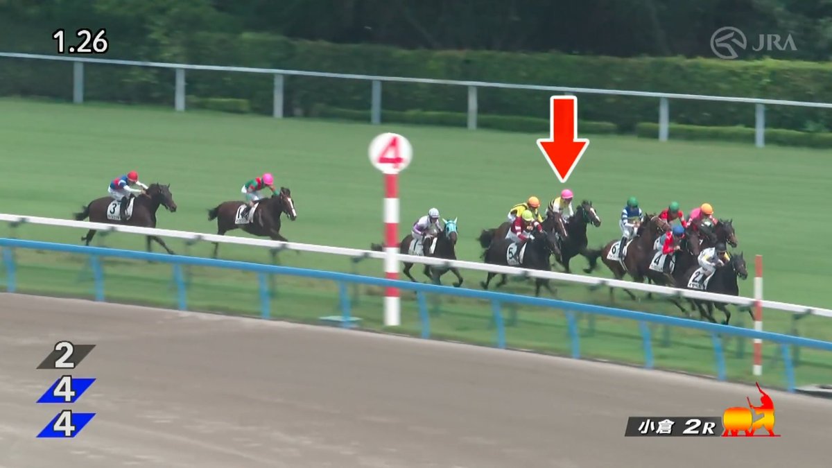 【祖母は #ウオッカ 】 #ニシノフランケン がデビュー2戦目で初勝利！ 父 タニノフランケル 母 ニシノカグラ 外から鋭い末脚を炸裂させての勝利でした⭐ [小倉2R 2歳未勝利 芝1,800m]