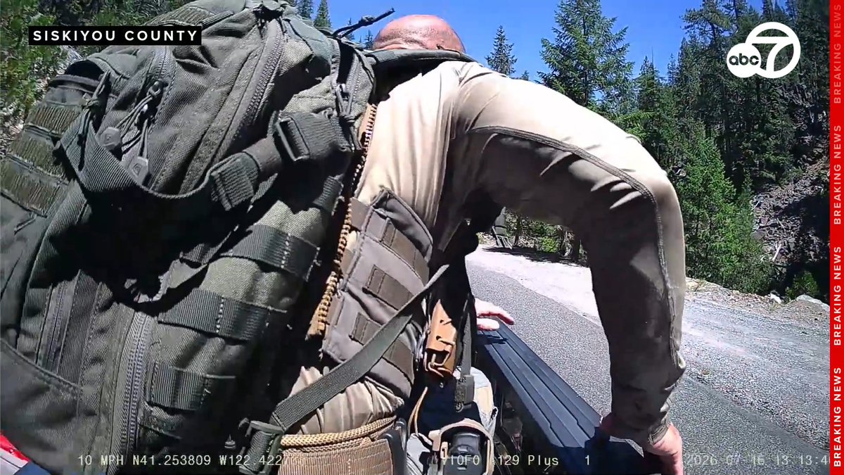 Dashcam footage: Thanks, Henry Magnuski, for sending us this footage from the kidnapping on Thursday, July 16, at Gumboot Campground near Mount Shasta, California. #ICYMI: #crimenews #northstate #hostage #kidnapping